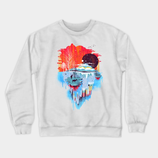 Middle of Nowhere Crewneck Sweatshirt by DANDINGEROZZ